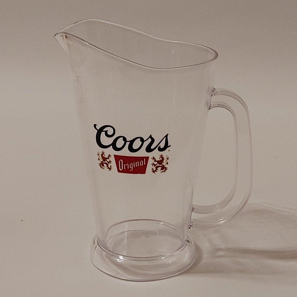 COORS BANQUET Original Beer Pitcher Acrylic Mini Pitcher 900ml